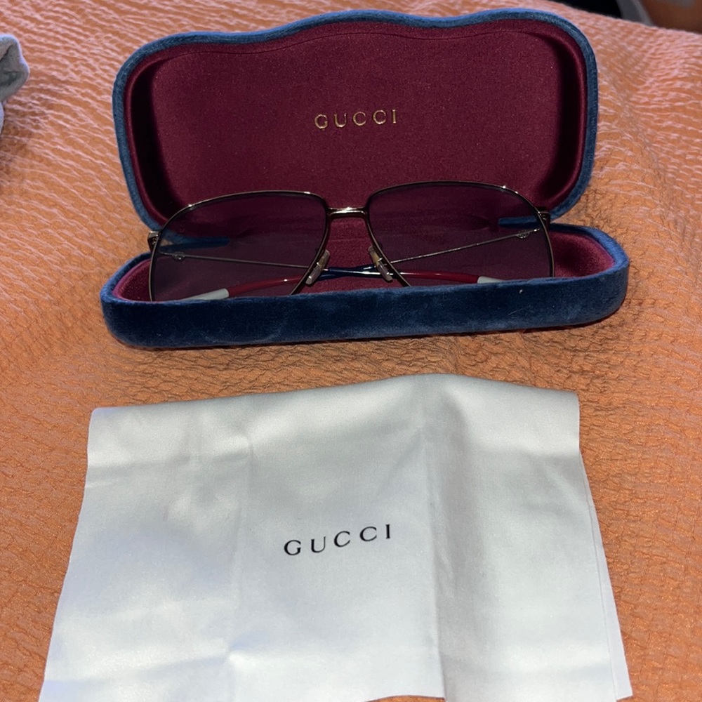 Authentic Gucci Sunglasses - Blue